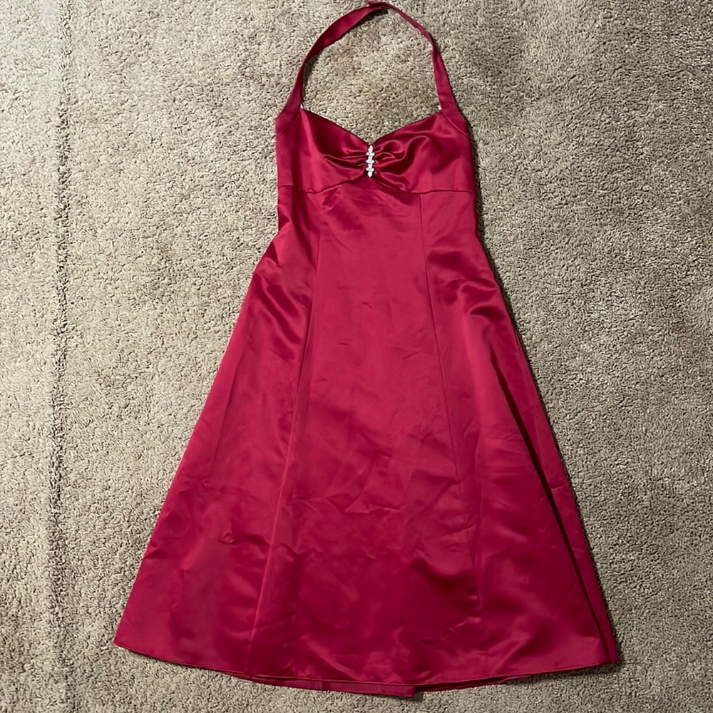 David’s bridal red dress size 8